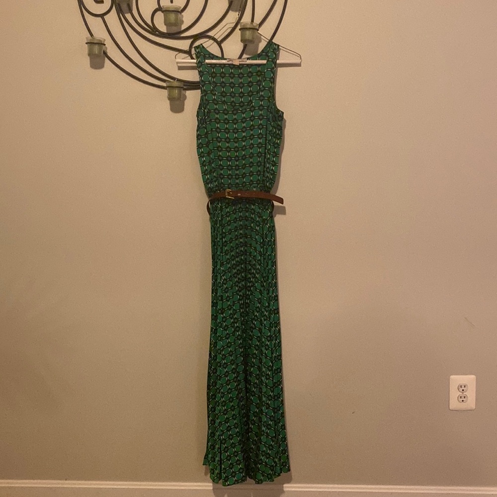 Michael Kors belted maxi dress